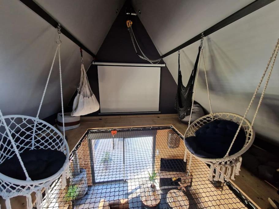 Chalet Industriel Avec Filet Et Spa Sorigny Εξωτερικό φωτογραφία