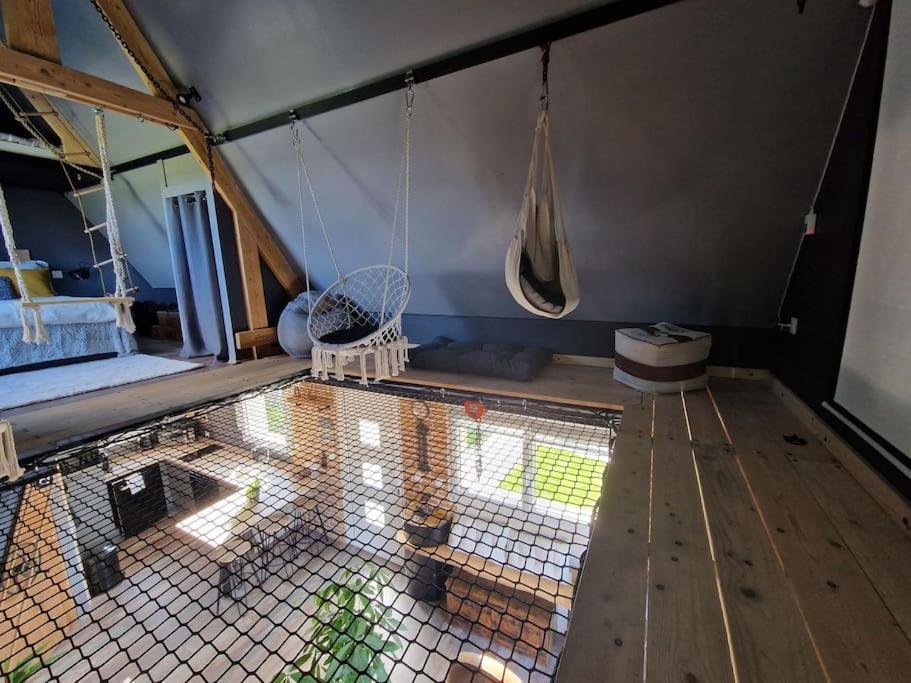 Chalet Industriel Avec Filet Et Spa Sorigny Εξωτερικό φωτογραφία
